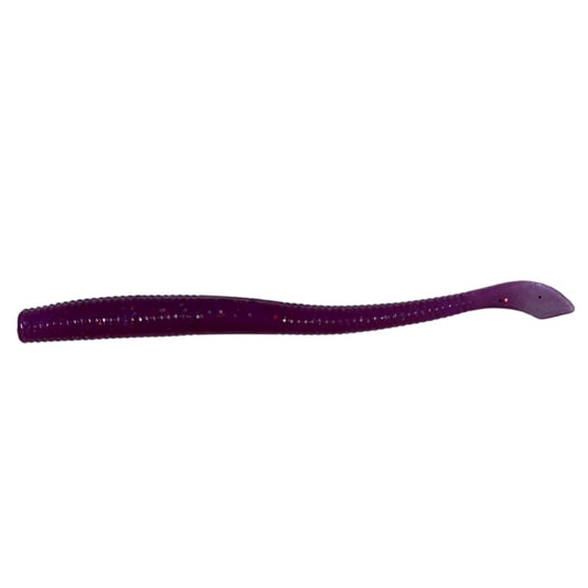 Gary Yamamoto 4" Kut Tail Worm Brown Purple Laminate